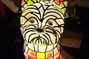 Yorkshire Terrier Stained Glass Resin Lamp