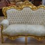 Versailles Gold Baroque Loveseat Image 2