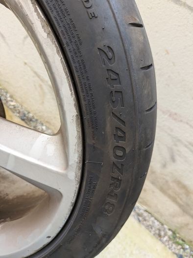 2x Tyres + Genuine Audi A5 Alloys R18 (OEM Ronal)