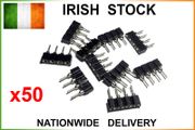 50pcs 4 Pin 10mm RGB Female to Male Connectors