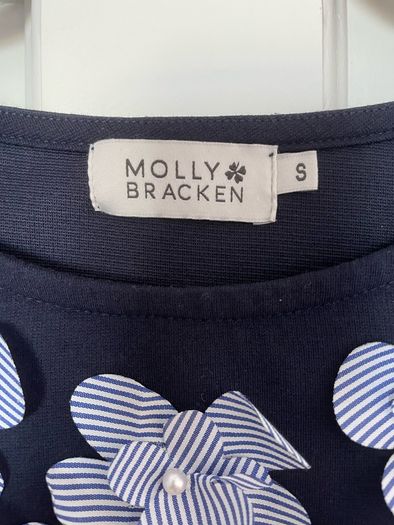 Molly Bracken t-shirt with flowers, Size S