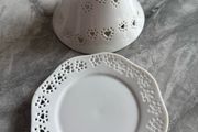 yankee candle lampshade and plate