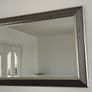 Mirror Silver Framed Living Room Mirror 64 cm 90 cm Image 2