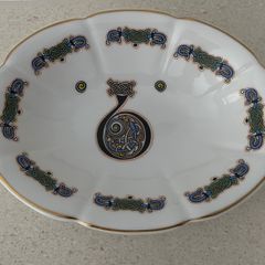 Trinket bowl with letter "B" from the Book of Kells - Royal Tara Fine Bone China Trinket Bowl - Nice gift for someone whose name starts with B