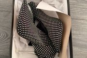 Ego black diamante thigh-high boots