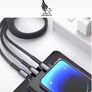 3 In 1 Transparent Super Fast Charging Cable 6A Universal with Type C Usb Micro Image 5