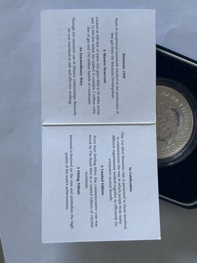 Royal Mint 2Pound 999 1oz silver coin