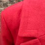 Red Double breasted overcoat uk20 Image 3