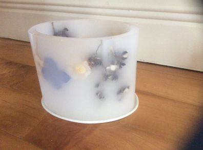 M&S Lavender tea light holder