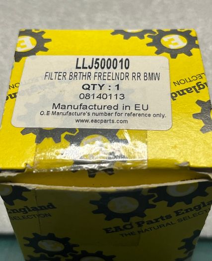 BMW RangeRover LandRover Rover MG Opel Filter