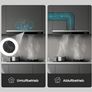 Gasland Chef SR60SS Visor Cooker Hoods 60cm Quiet Cooker Hood Exhaust with Carbon Recirculating, 3 Levels Touch Control Undercabinet Extractor Stainless Steel Image 2
