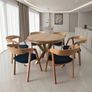 Set 4 oak chairs skandinavian style Image 5