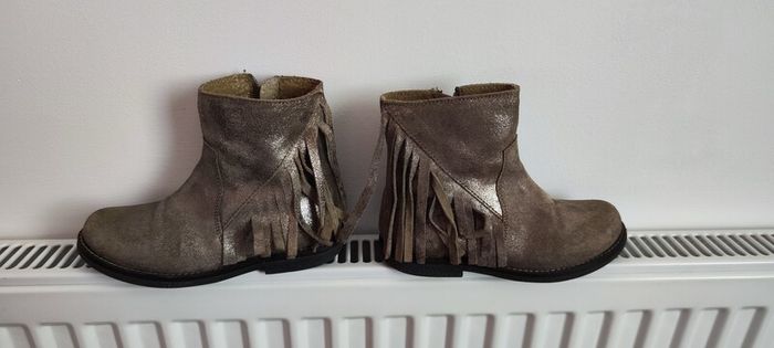 Brown suede leather shoes size 10