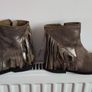 Brown suede leather shoes size 10 Image 2