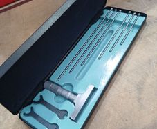 depth micrometer set. Moore and wright. 1" - 6"