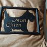 Cute decorative metal dog plaque Image 8