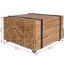 Side Table Teak 60x60x38 cm Image 6