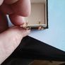 ladies 9ct gold earrings Image 4
