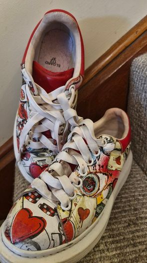 Alexander McQueen platform trainers - size 37