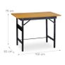 Folding Workbench Portable Work Table for DIY Craft and Workshop Projects Image 2