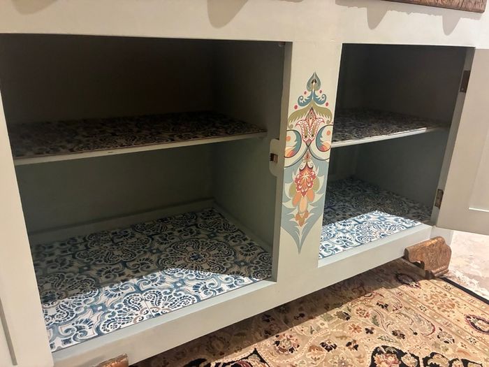 Upcycled Solid Wood Sideboard - The Finicky Fox Cafe design