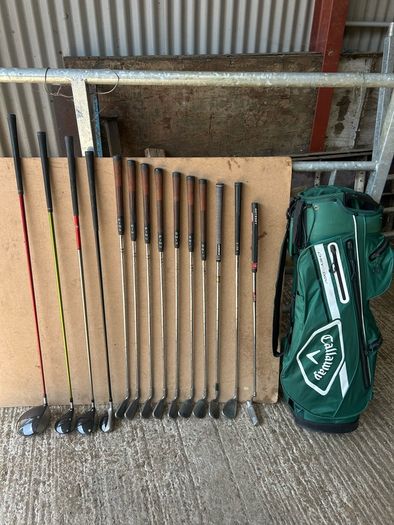 Full golf set and bag