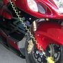 1.2m cable Disc lock reminder cable anti-theft Motorbike Disc Lock Security Reminder Image 3