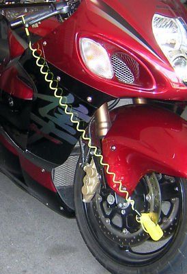 1.2m cable Disc lock reminder cable anti-theft Motorbike Disc Lock Security Reminder