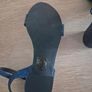 Navy glitter sandals Image 5