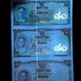2007 Thailand Uncut Banknotes ( 3 PCS In 1 Sheet ) , Real Original Uncut Notes for Collection, Note, 80th Anniversary Image 2