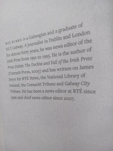 Joyce County/ Galway & James Joyce/ Ray Burke/2016