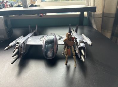 Star Wars Rare Magnaguard Fighter (2009) with TVC Jedi Survivor Magnaguard