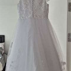 communion dress,shoes, gloves, bag