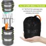 16pcs Camping Cookware - Cooking Set Mess Kit for 2 People, 2 Lightweight Pot Pan 2 Cups and Mini Stove, Stainless Steel Tableware Kits for Backpacking, Outdoor Trekking Hiking and Picnic Image 6
