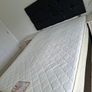 King size bed with mattress Image 3