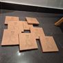 Set of 6: Minimalist Wood-Effect Freestanding Mirrors Image 3