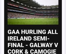 Galway Vs Cork hurling semi final lower cusack