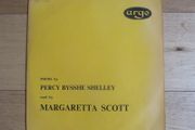 Poems by Percy Bysshe Shelley read by Margaretta Scott LP
