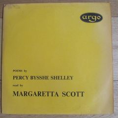 Poems by Percy Bysshe Shelley read by Margaretta Scott LP