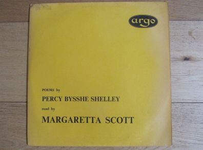 Poems by Percy Bysshe Shelley read by Margaretta Scott LP