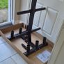 brand new heavy duty olympic plate and bar storage rack Image 3