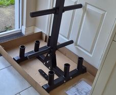 brand new olympic plate and bar holder