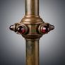 Monumental Pair of 19th Century Brass Altar Candelabras Image 4