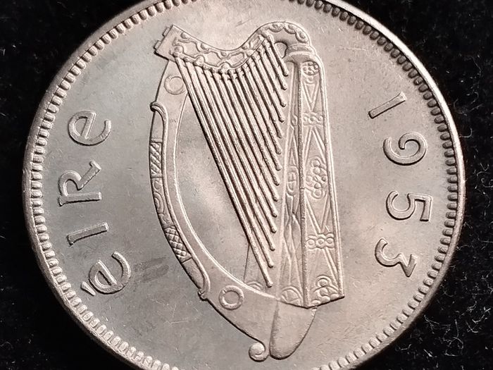 Ireland - 1953 - 6 Pence - Wolfhound - UNC - KM.13a - [2692]