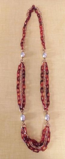 Vintage Statement Chain Link Necklace