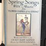 Antique Book Spring Songs with Music from "Flower Fairies of the Spring" Image 2