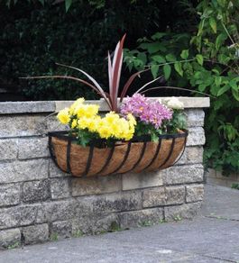 Trough Planter 24-Inch Wall with Coco Liner