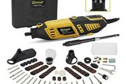 Rotary Tool Kit, 6 Variable Speed 10000-32000 RPM, 82 - 112 Accessories 4 Attachments and Carrying Case Flex Shaft, Rotary Multi Tool for Around The House and Crafting Projects