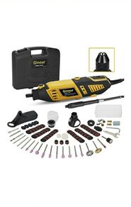 Rotary Tool Kit, 6 Variable Speed 10000-32000 RPM, 82 - 112 Accessories 4 Attachments and Carrying Case Flex Shaft, Rotary Multi Tool for Around The House and Crafting Projects