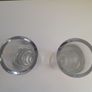 2 Heavy Gauge Glass/Crystal Vases Image 2